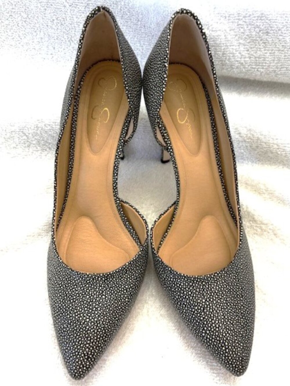 Jessica Simpson Stingray Prizma d'Orsay heels NWOT Size 8-1/2